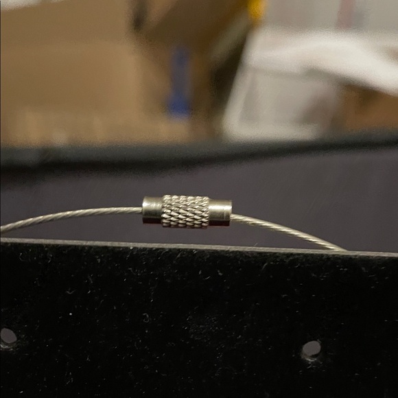 Hand Crafted Royal Blue and Silver Necklace - Picture 5 of 6